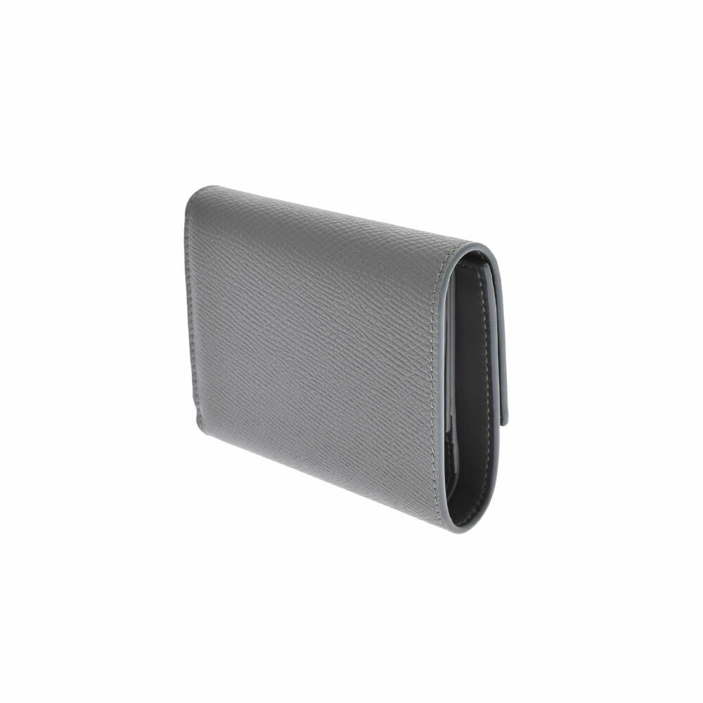 Celine fold Tri Wallet Calfskin Gray